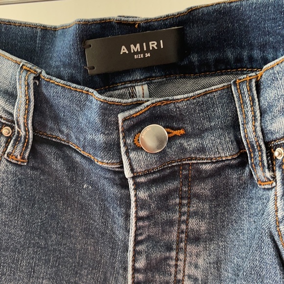 Amiri Shotgun Denim Deep Classic Indigo - Picture 4 of 7